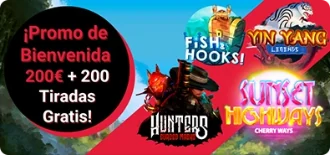 200 € + 200 Tiradas Gratis